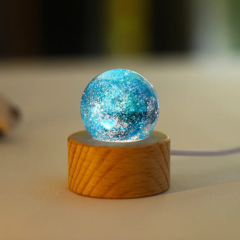 Glass Bead Crystal Ball Decoration